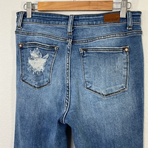 Judy Blue Light Wash High Waist Boyfriend Fit size 5/27 - Picture 8 of 13